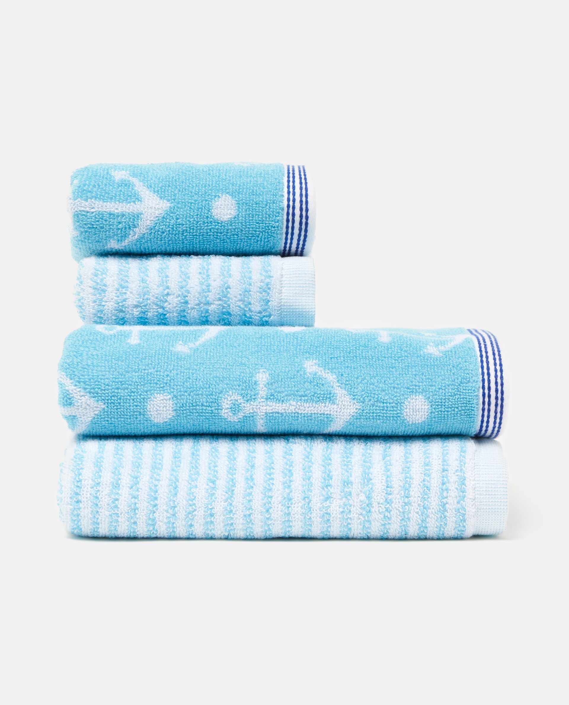 Set due asciugamani con decori