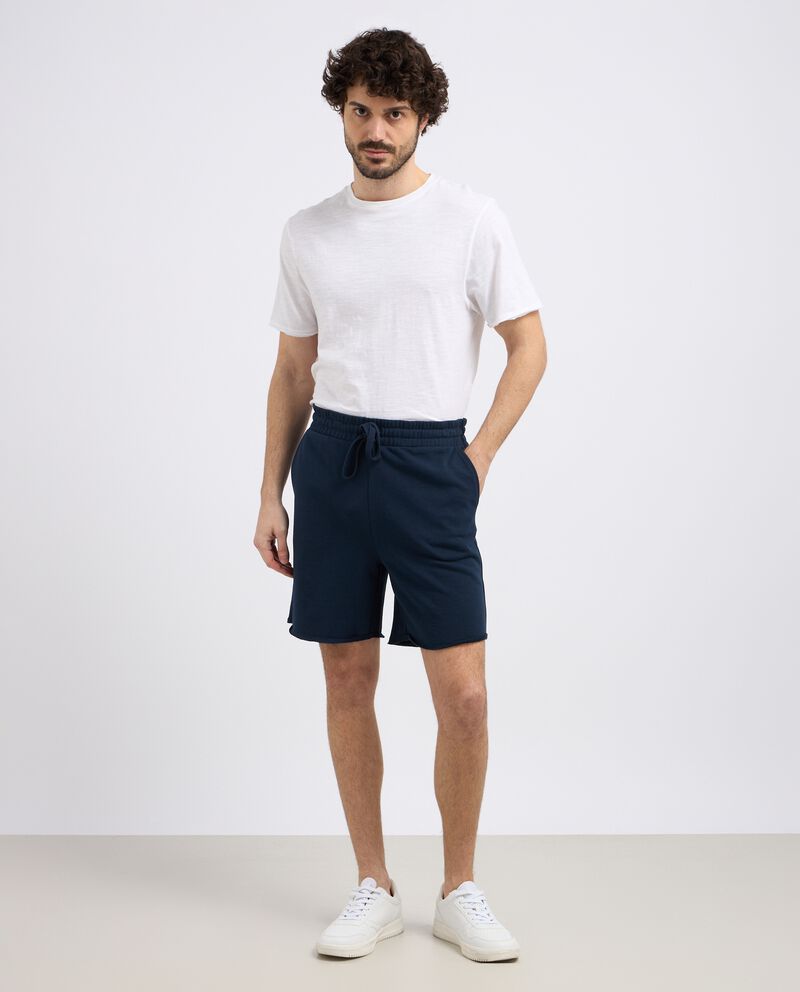 Shorts in felpa di cotone uomo cover