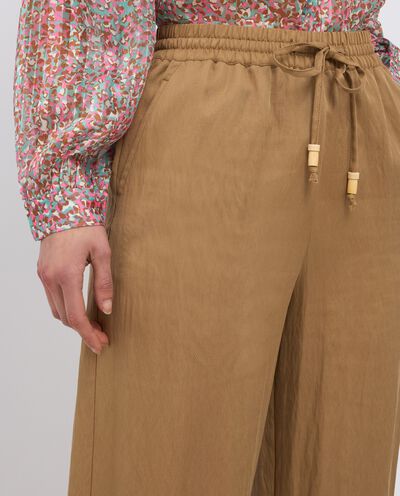 Pantaloni in misto lyocell donna detail 2