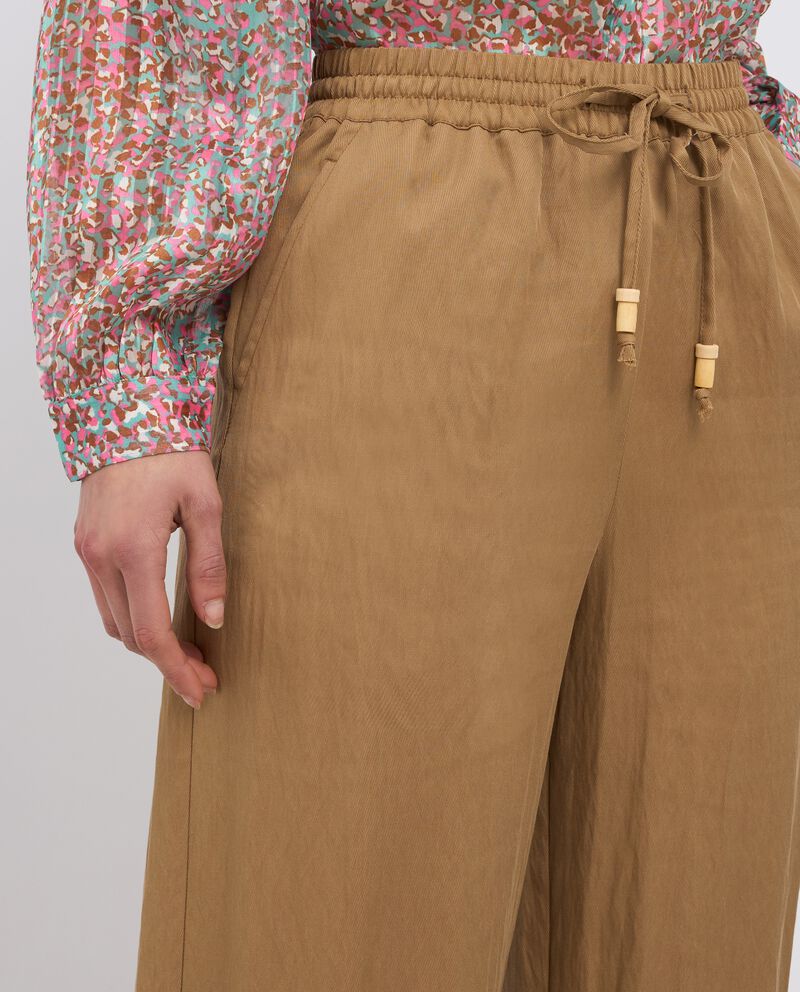 Pantaloni in misto lyocell donnadouble bordered 2 