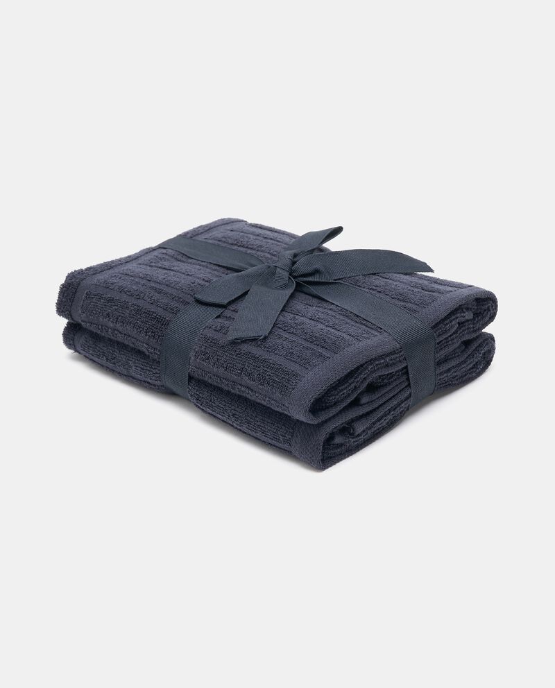 Set con 2 asciugamani in puro cotone cover