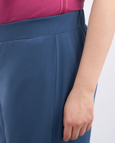 Pantaloni in jersey wide leg donna curvy detail 2