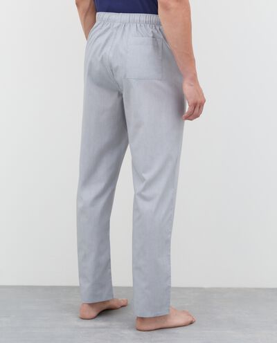 Pantaloni pigiama con coulisse in misto cotone uomo detail 1