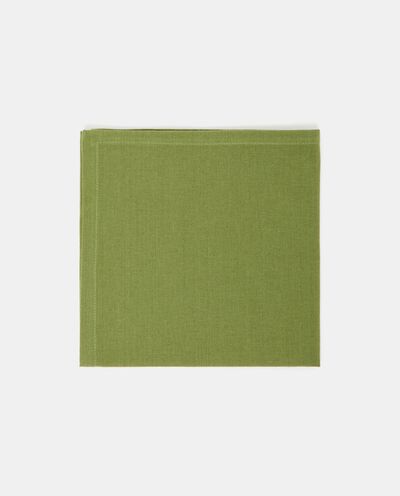 Set due tovaglioli in puro cotone verdi detail 1