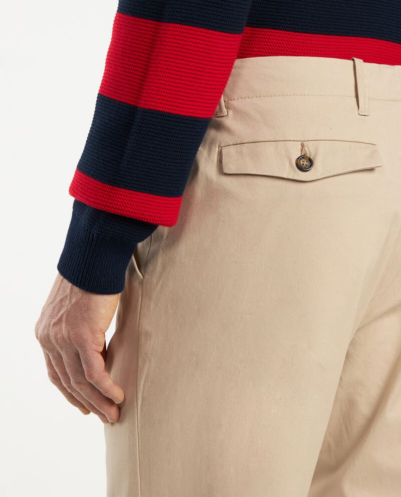 Pantaloni Rumford chino in cotone stretch uomodouble bordered 2 cotone