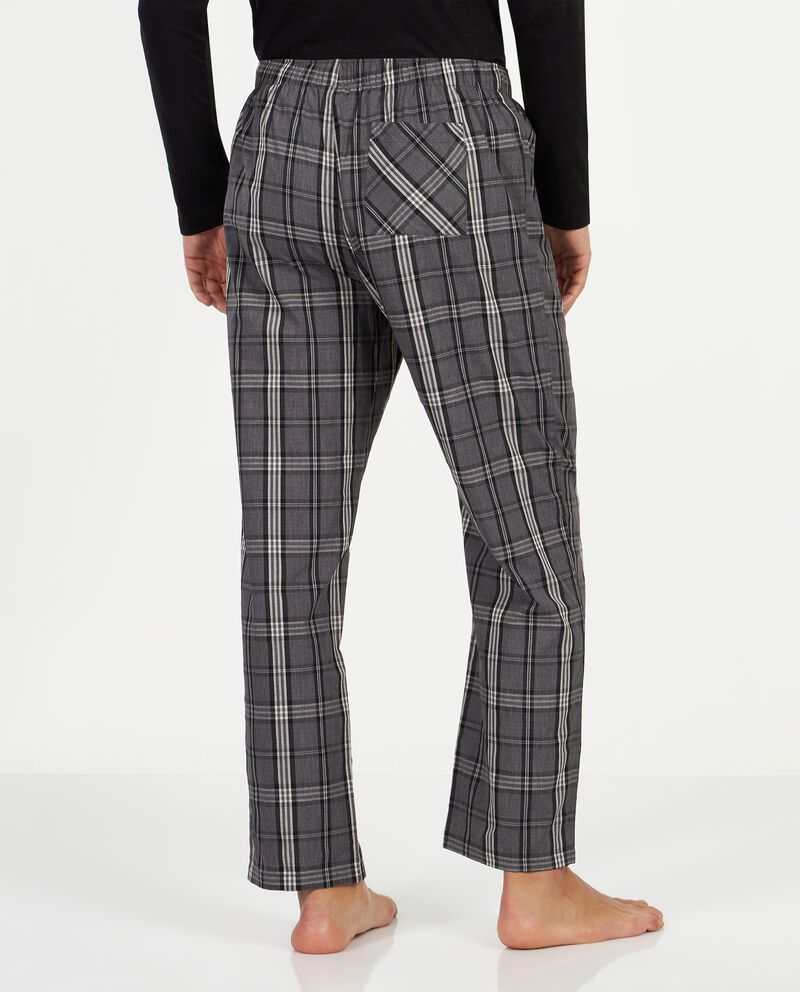 Pantaloni pigiama lunghi a quadri uomo single tile 1 