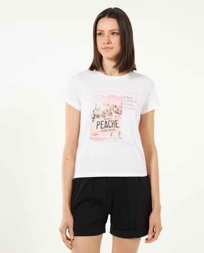 T-shirt Holistic fitness in puro jersey di cotone con stampa donna detail 1