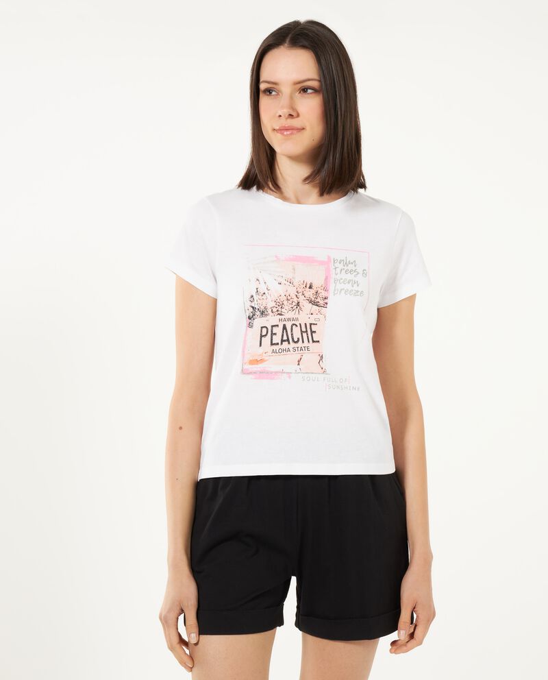 T-shirt Holistic fitness in puro jersey di cotone con stampa donna single tile 1 