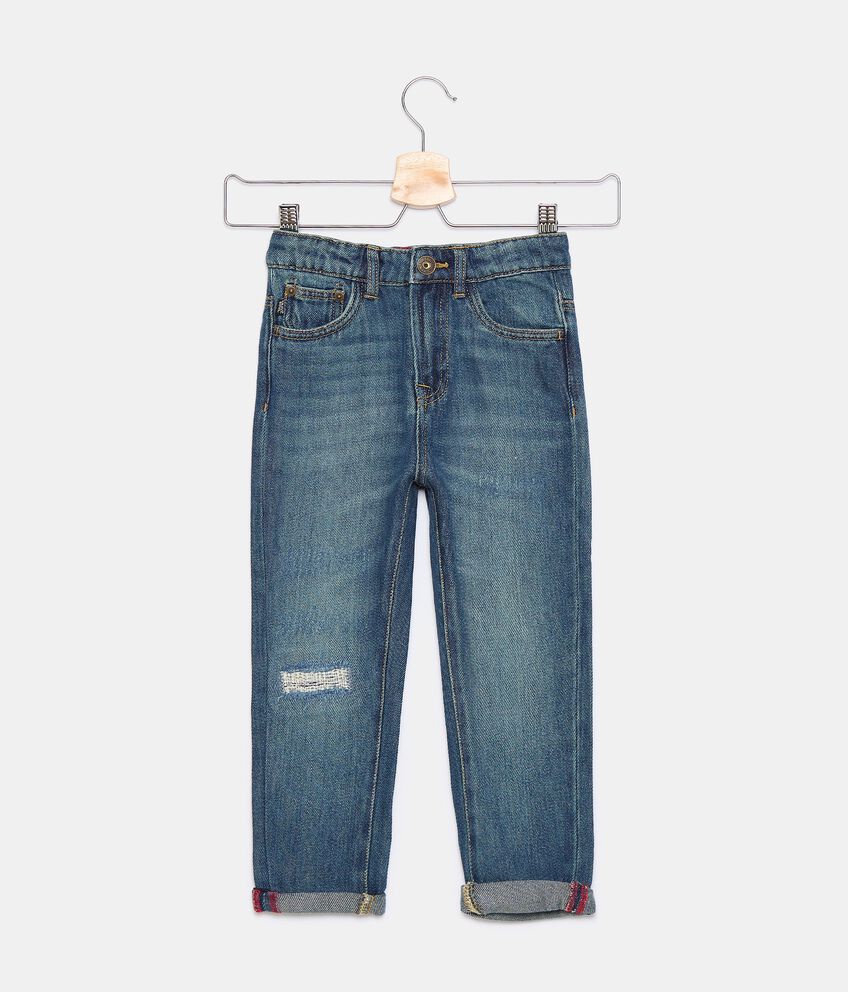 Jeans con strappi effetto used bambino double 1 