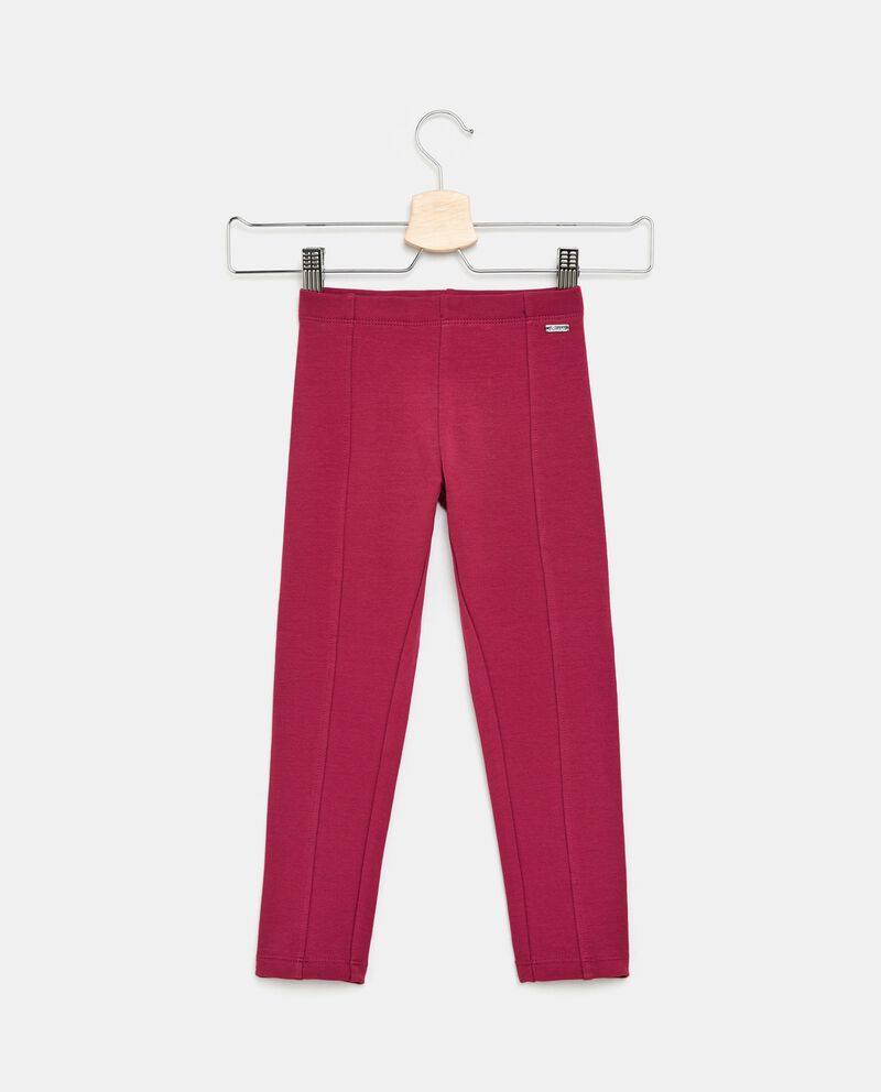 Pantaloni stretti in cotone elasticizzato bambina cover