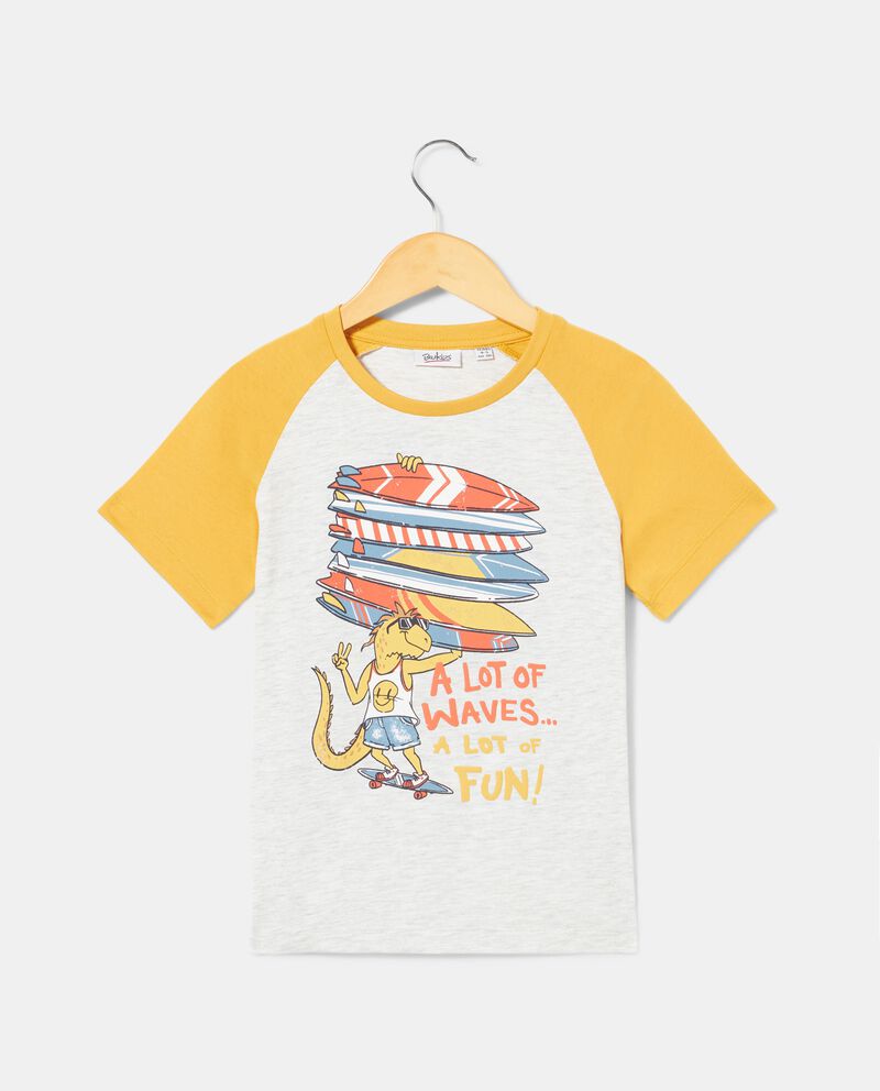 T-shirt in jersey di cotone bambino single tile 0 