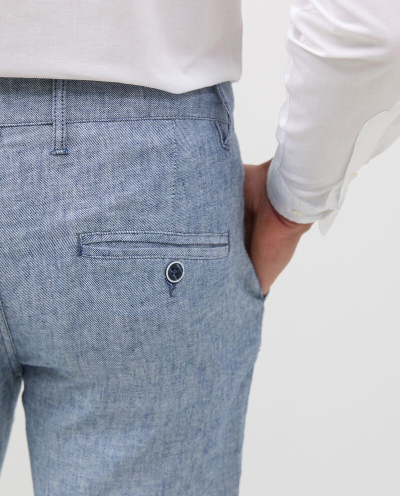 Pantaloni in misto cotone uomo single tile 2 