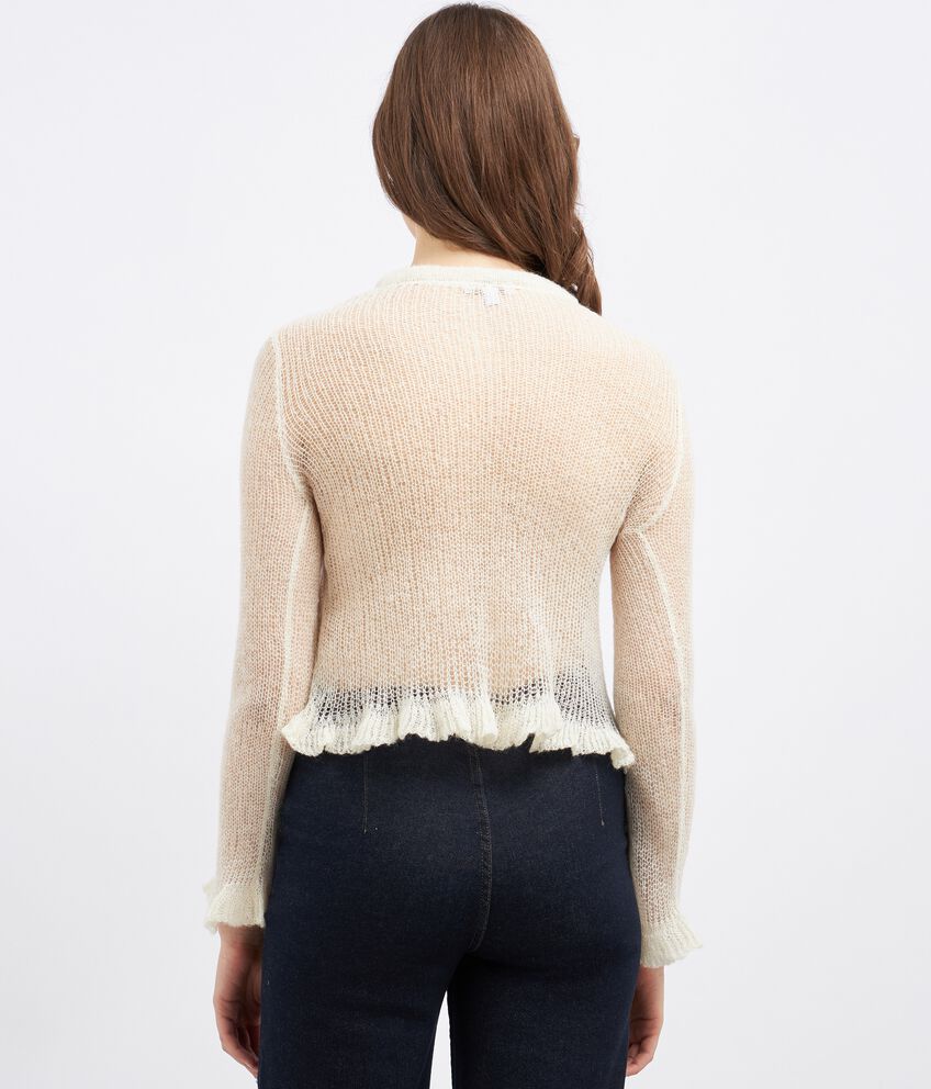 Pullover tricot misto lana donna double 2 lana