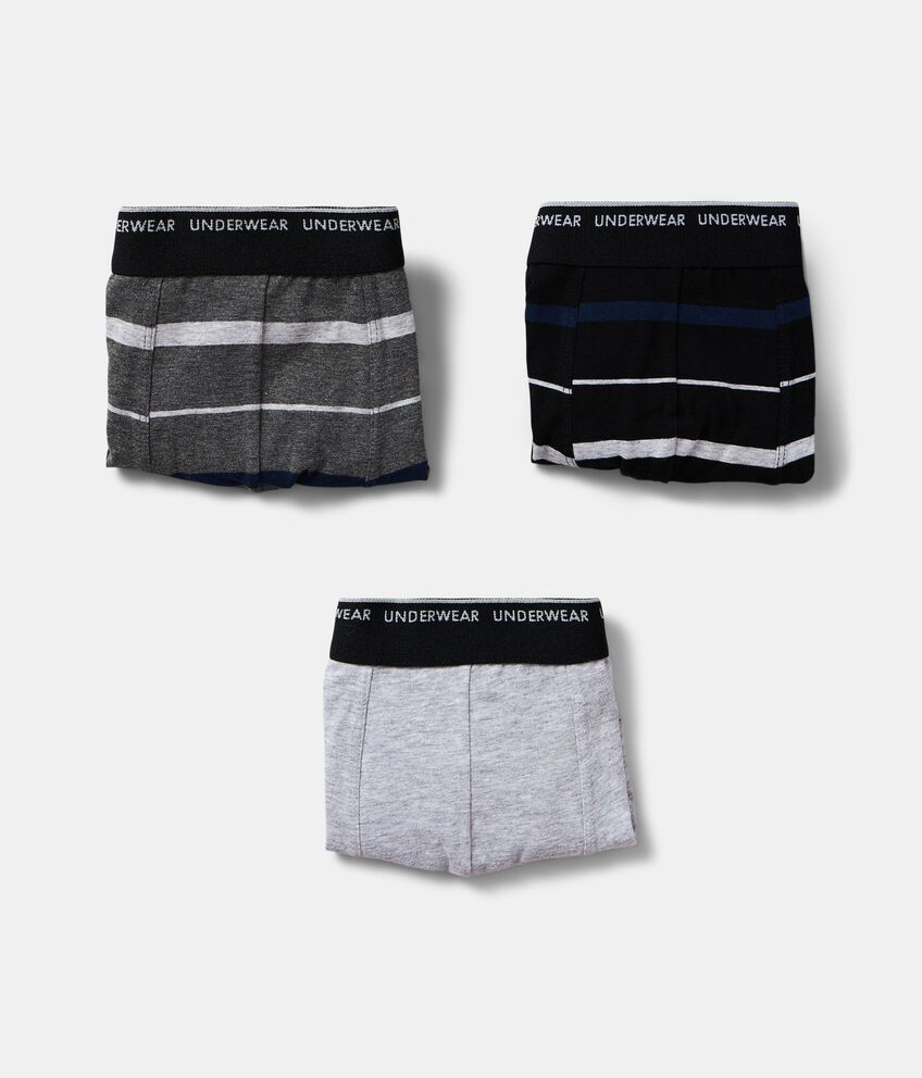 Pack 5 boxer in cotone stretch uomo double 1 