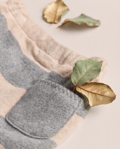 Pantaloni a righe in maglia di misto cotone IANA neonato detail 1