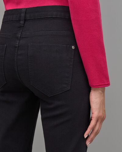 Jeans slim fit cinque tasche in misto cotone donna detail 2