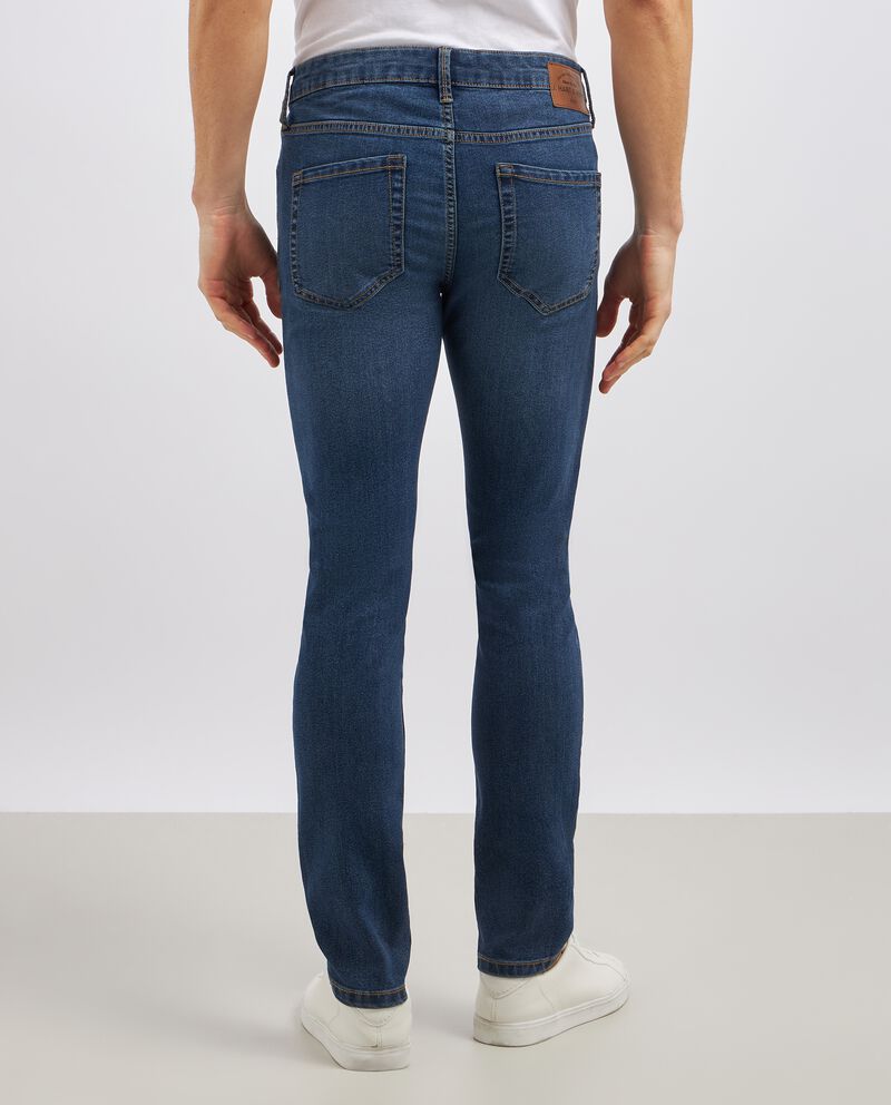 Jeans skinny in misto cotone stretch uomo single tile 2 cotone
