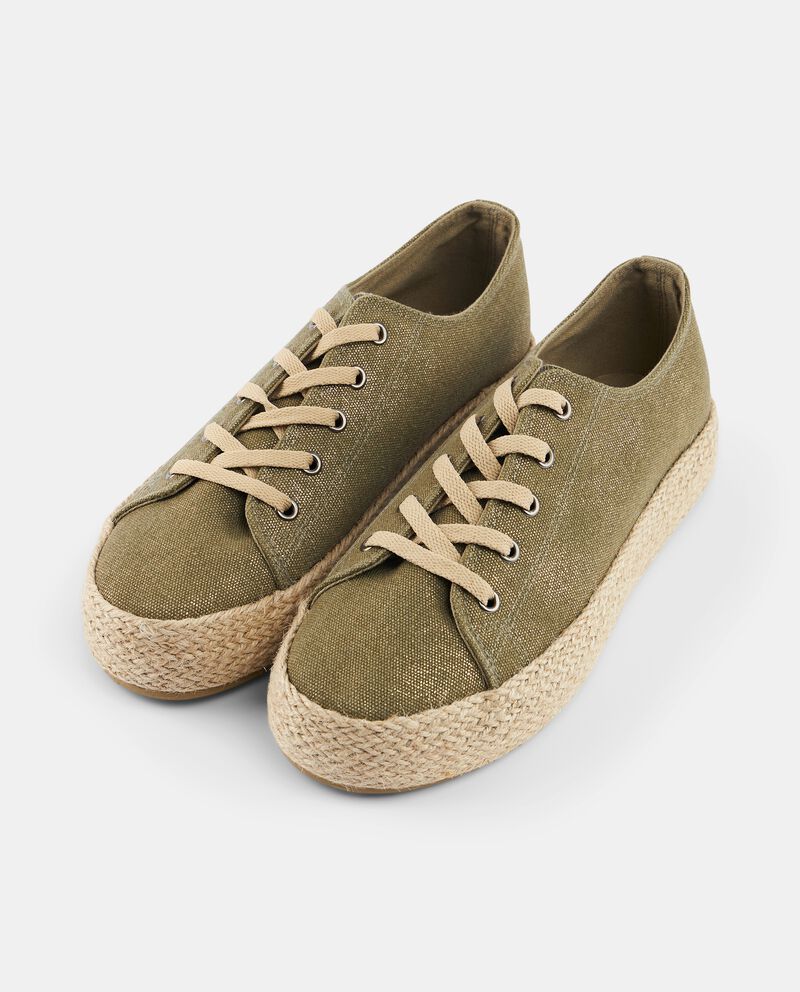 Sneakers in cotone canvas donna cover