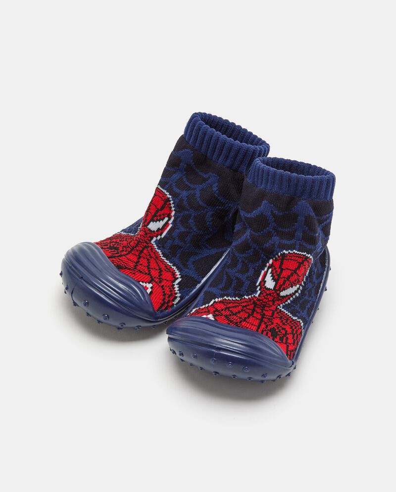 Scarpe a calzino antiscivolo con stampa Spider-Man neonato cover