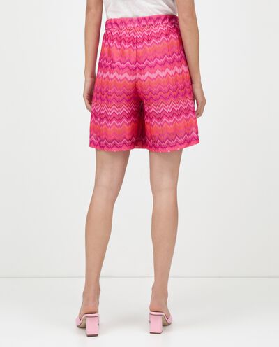 Pantaloncini corti con fantasia multicolor donna detail 1