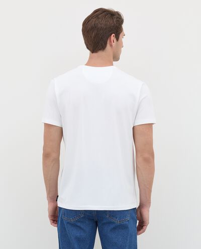 T-shirt con taschino in cotone elasticizzato uomo detail 1