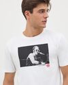 T-shirt in puro cotone con stampa Elton John uomo