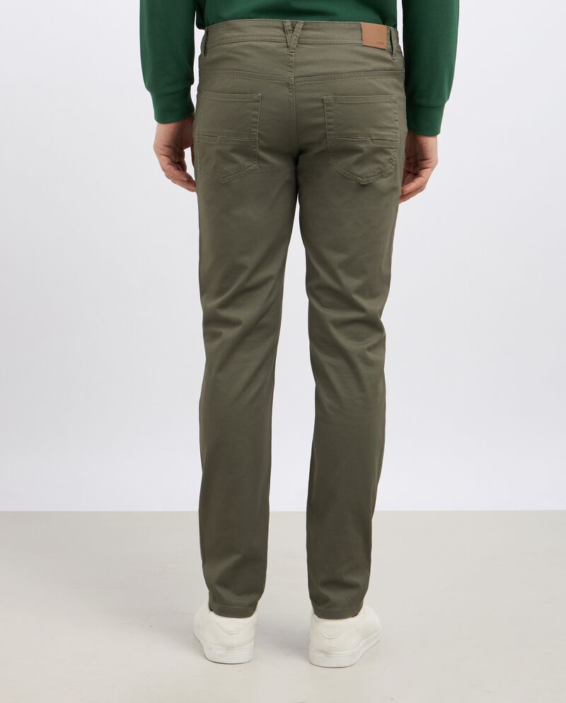 Pantaloni in cotone stretch uomo single tile 1 