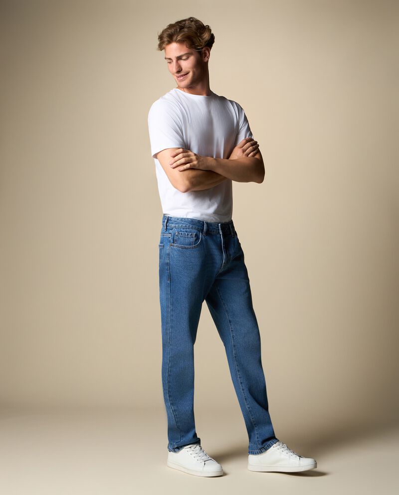 Jeans regular fit uomo single tile 0 
