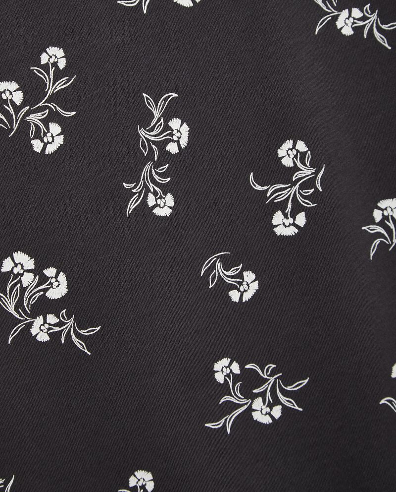 Maglia a fiori in puro cotone donna single tile 1 