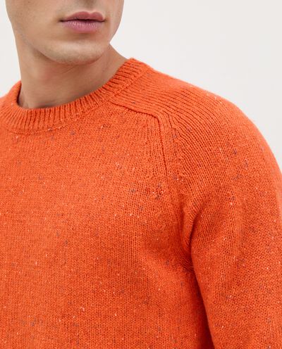 Maglione tricot girocollo in misto lana uomo detail 2
