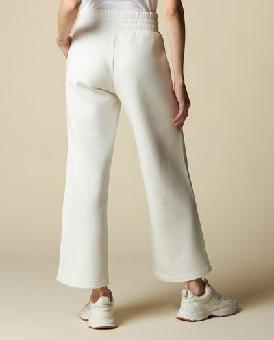 Pantaloni wide leg con spacchetto donna detail 1