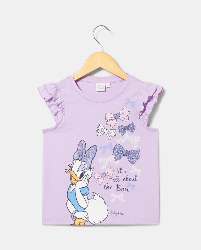 T-shirt Disney in puro cotone con rouches bambina carousel 0