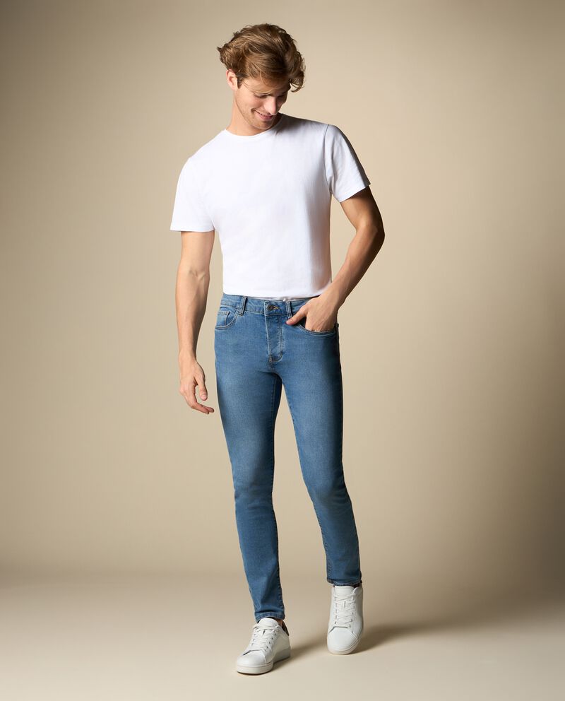 Jeans skinny fit uomo single tile 0 