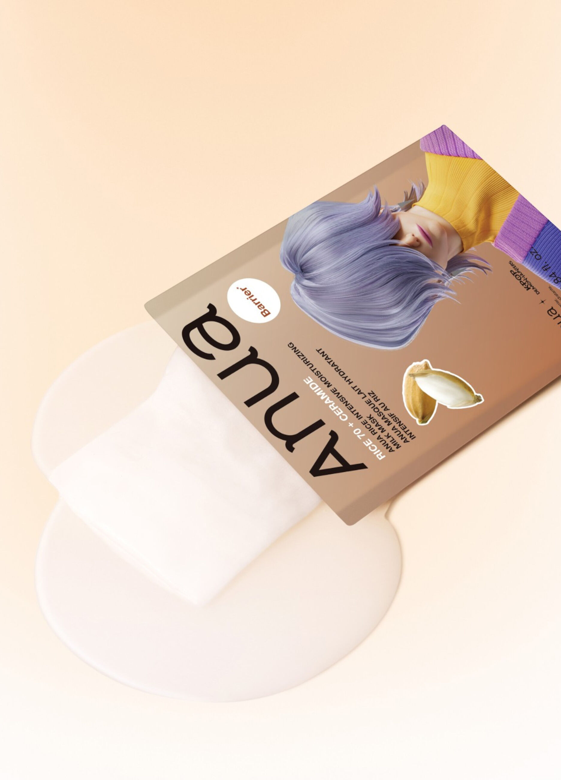 Rice 70 Intensive Moisturizing Milk Mask 25Ml - Anua KPop Demon Hunters_2