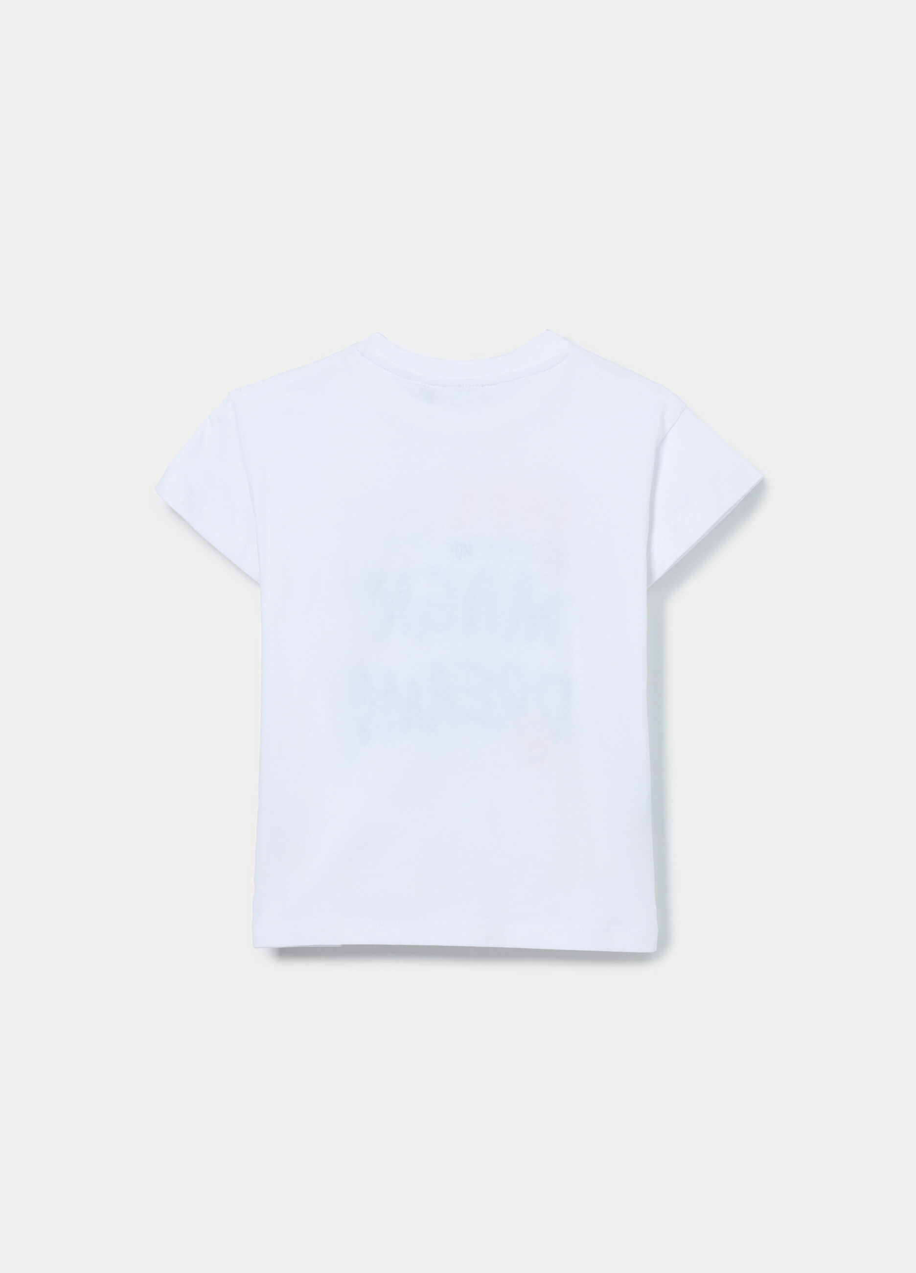 T-shirt in jersey di puro cotone ragazza_1