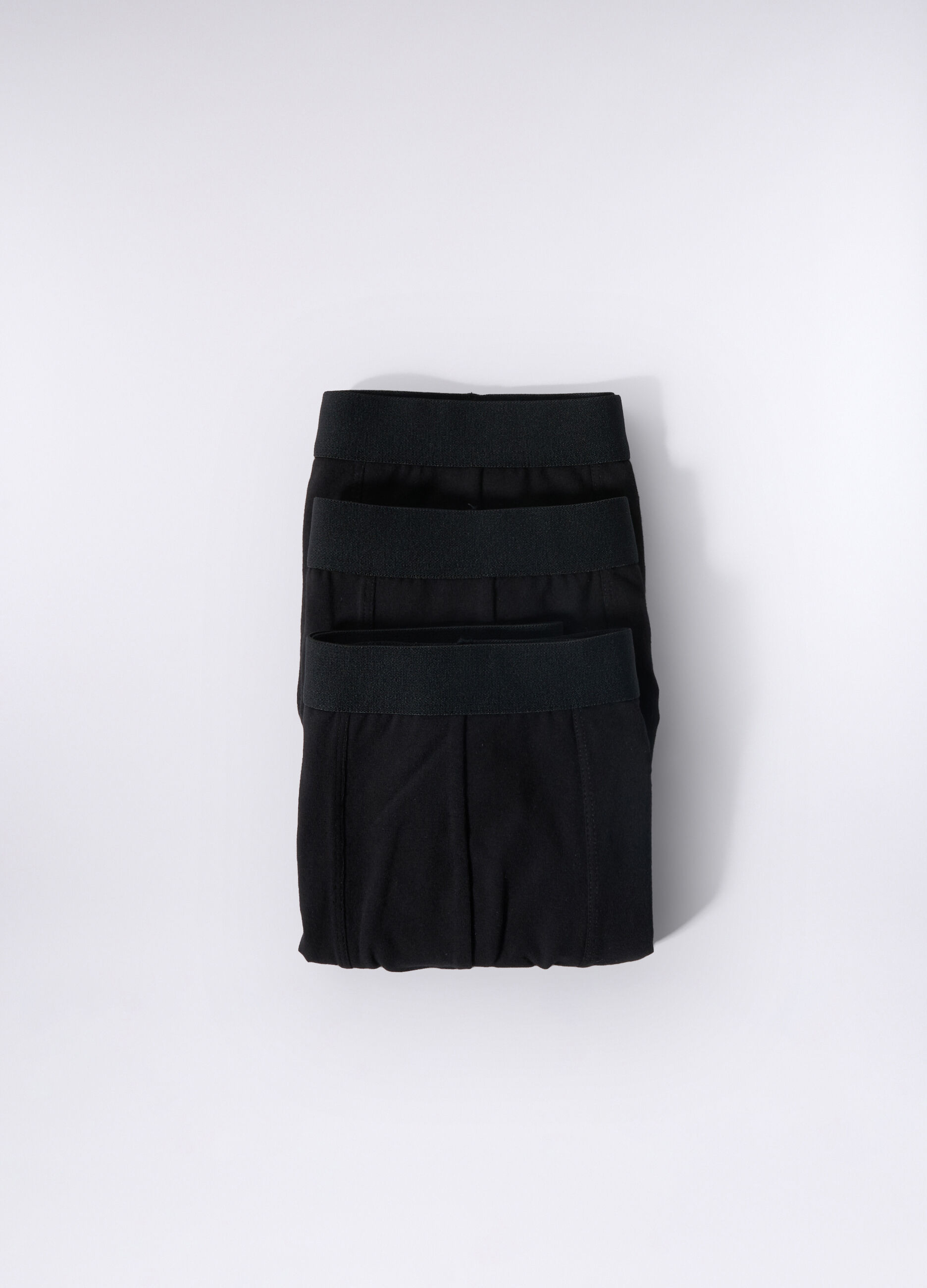 3 pack boxer tinta unita in cotone stretch uomo_1