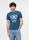 T-shirt in jersey di cotone con stampa uomo_0