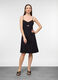 Abito corto fitted misto lino donna_0