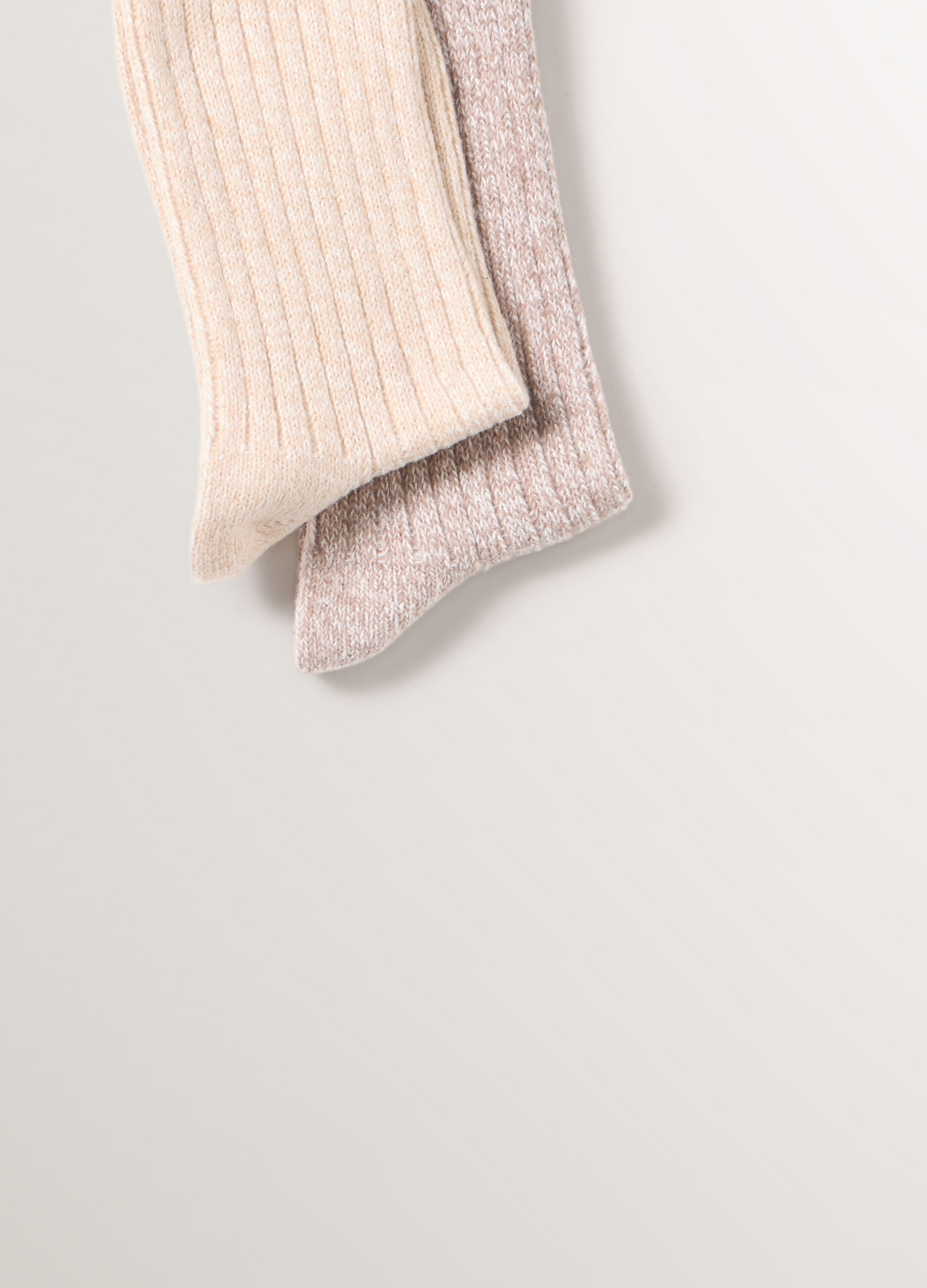 Pack 2 calze lunghe m&eacute;lange stretch donna_1