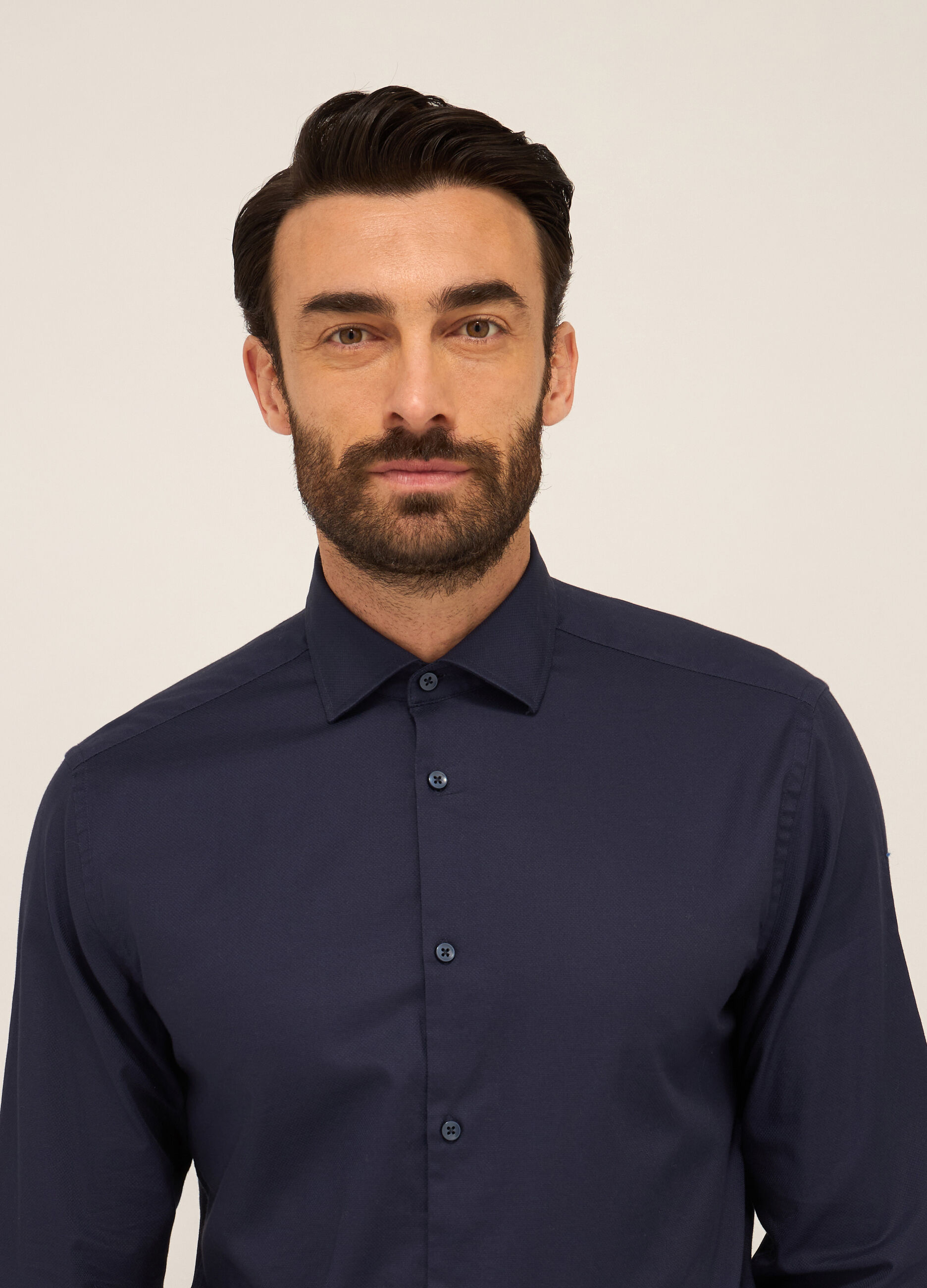 Camicia regular fit in puro cotone uomo_2