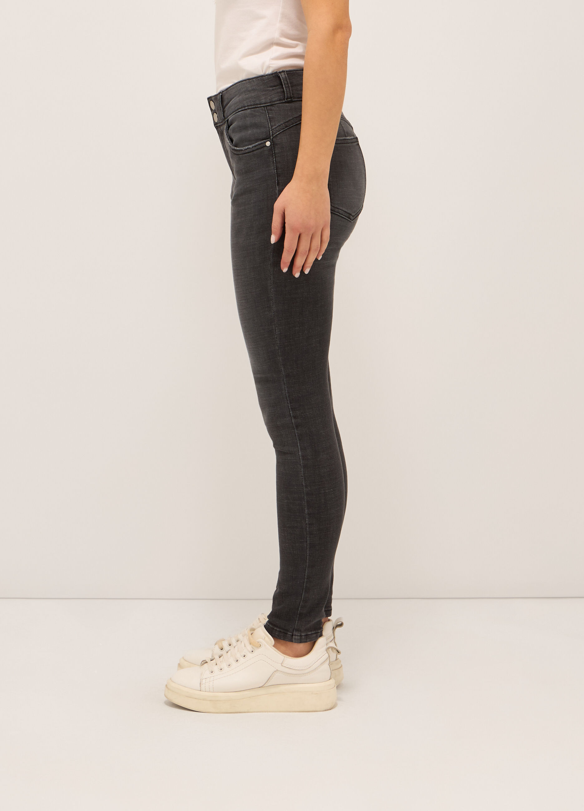 Treggings push up in stretch denim donna_2
