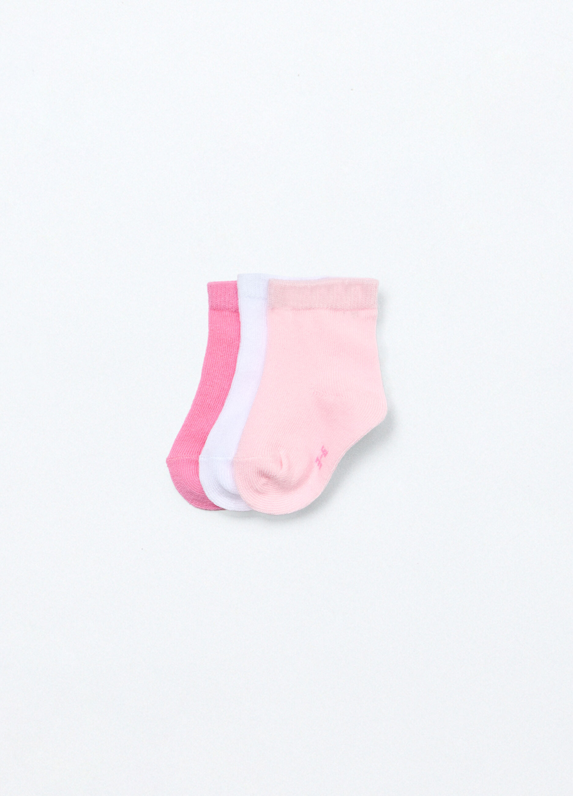 Pack 3 calze corte misto cotone neonata_0