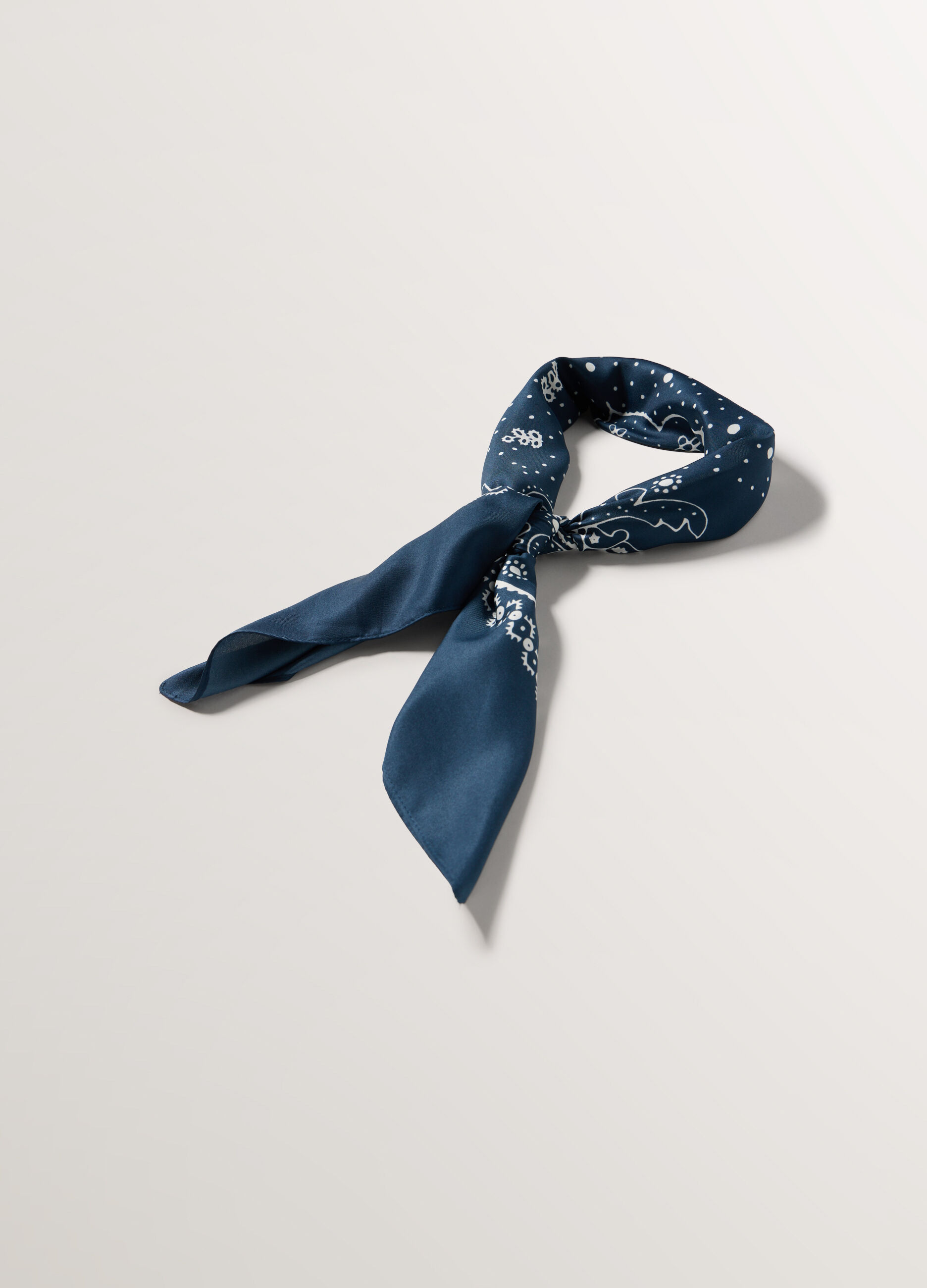Foulard con stampa donna_0