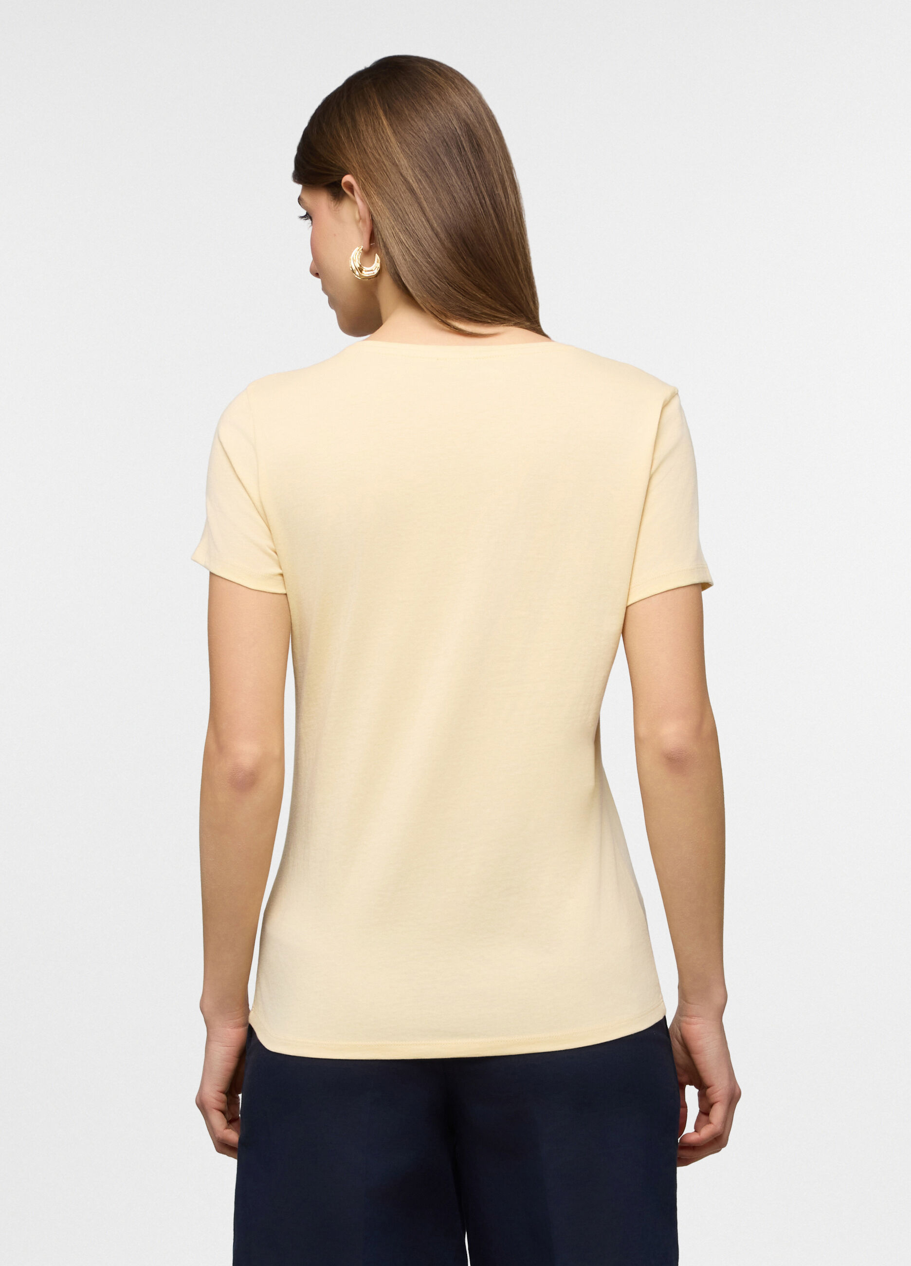 T-shirt girocollo donna_1