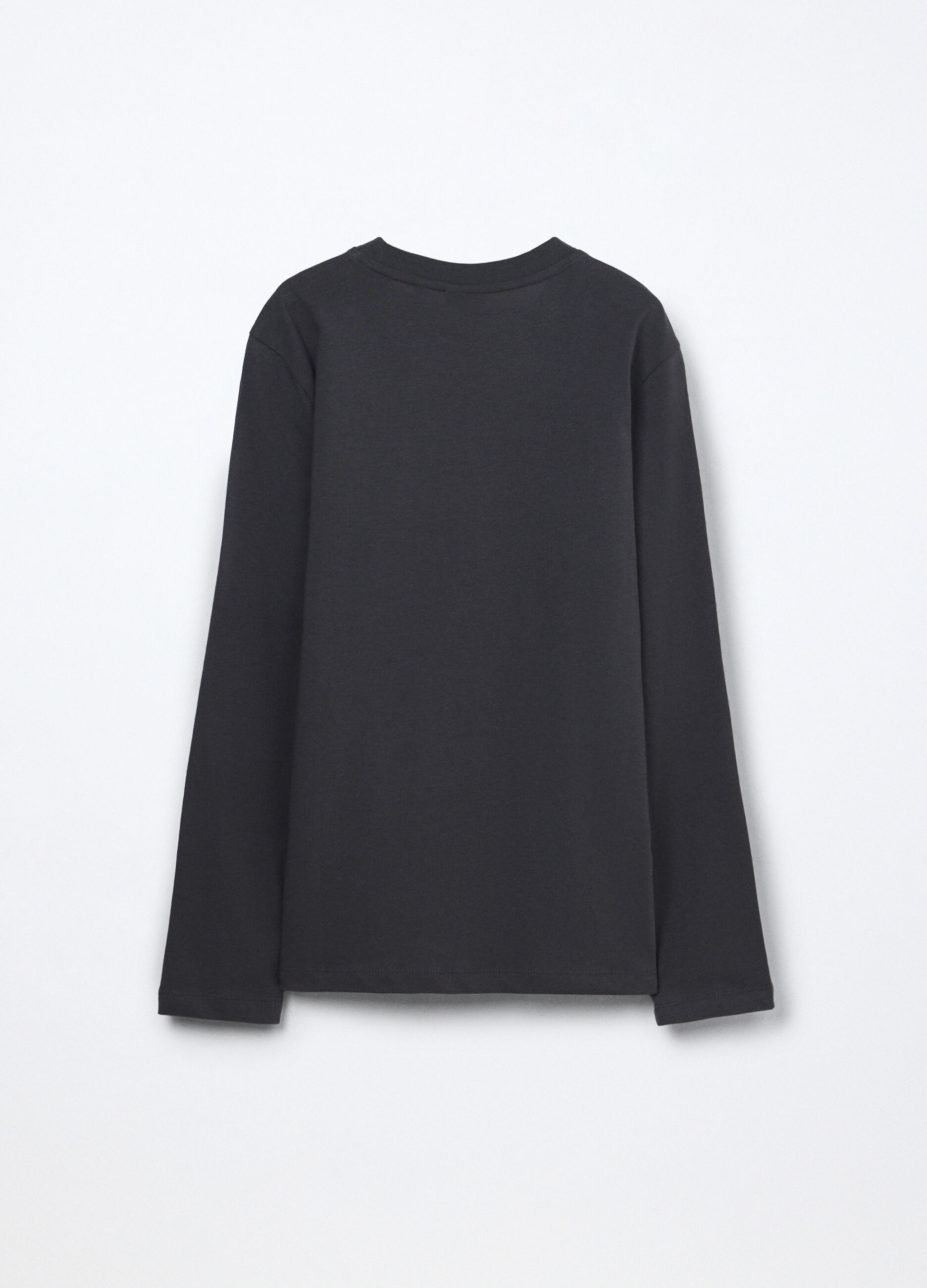 T-shirt in puro cotone a maniche lunghe ragazzo_1