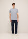 Pantalone chino in cotone e lino stretch uomo_0
