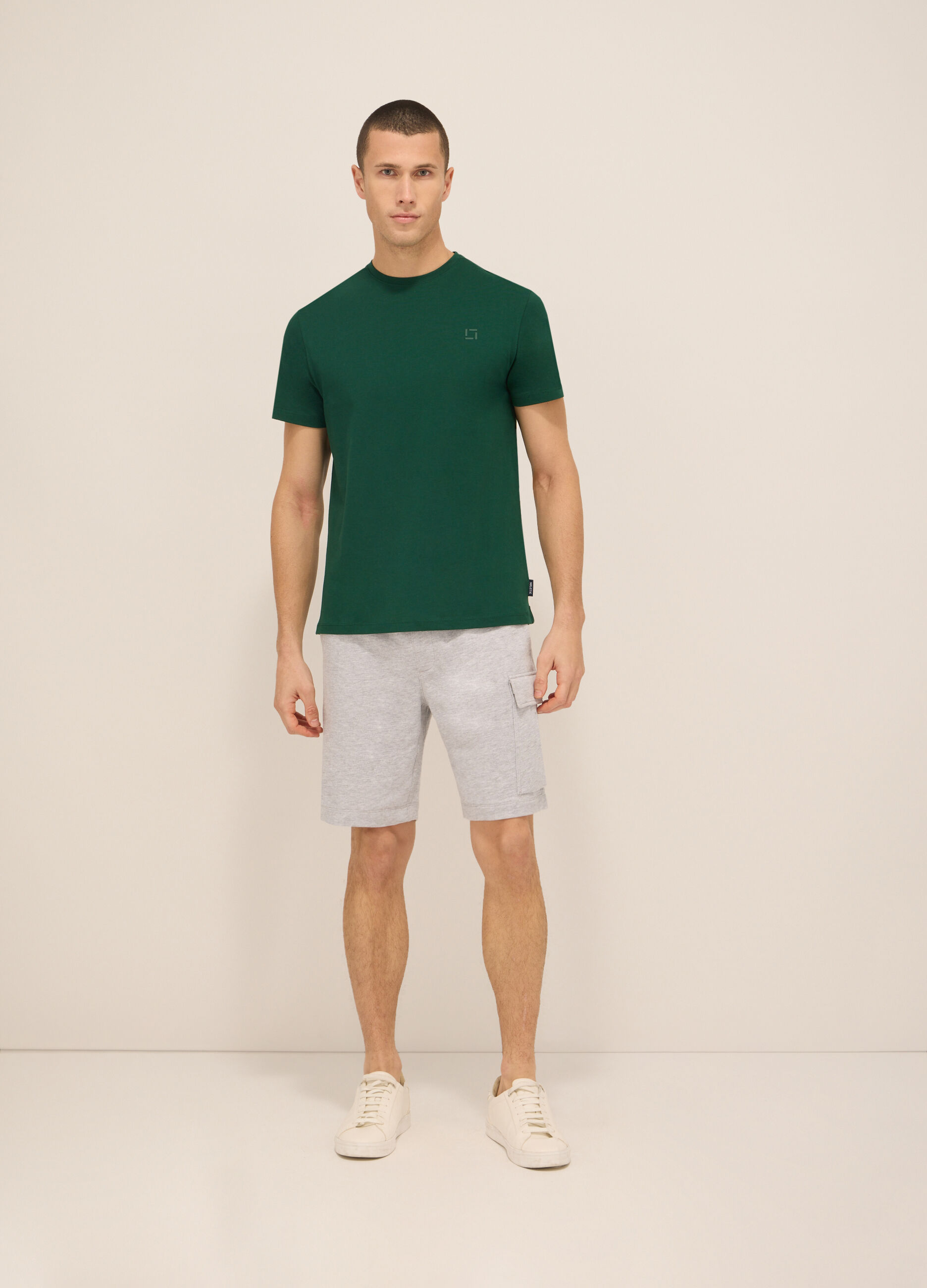 Short sportivi in puro cotone uomo_0
