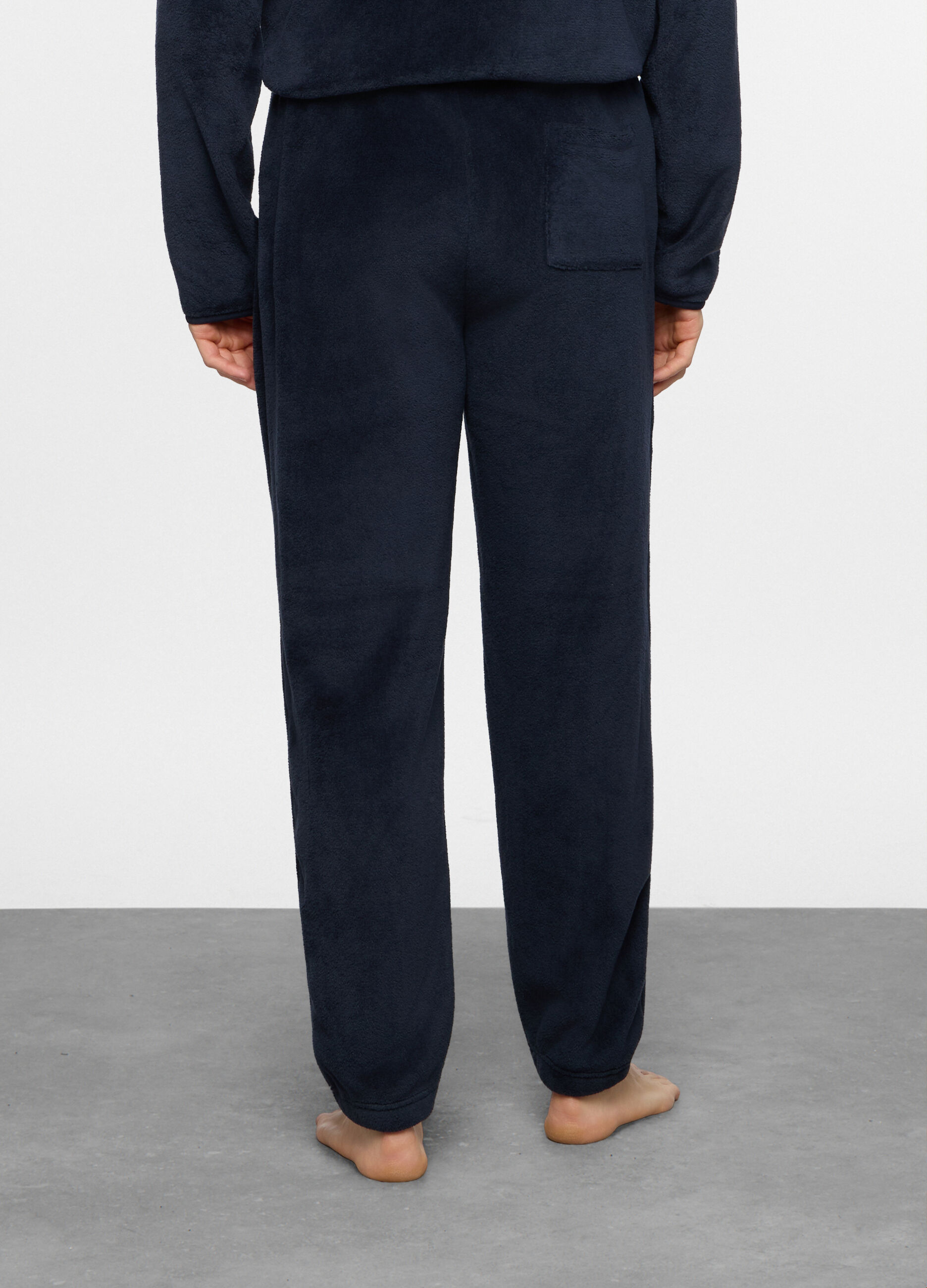 Pantalone del pigiama in pile uomo_1