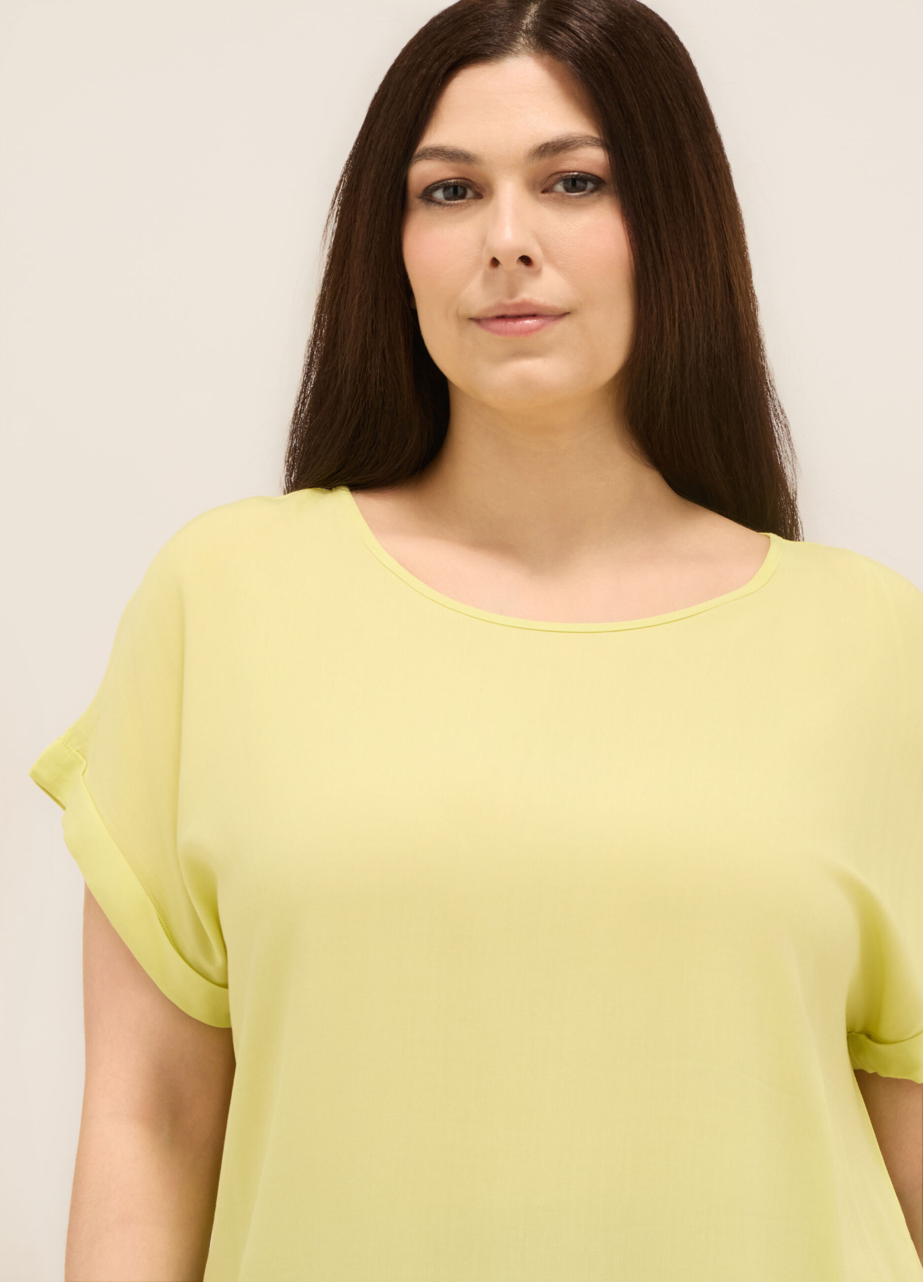 T-shirt in jersey di pura viscosa donna_2