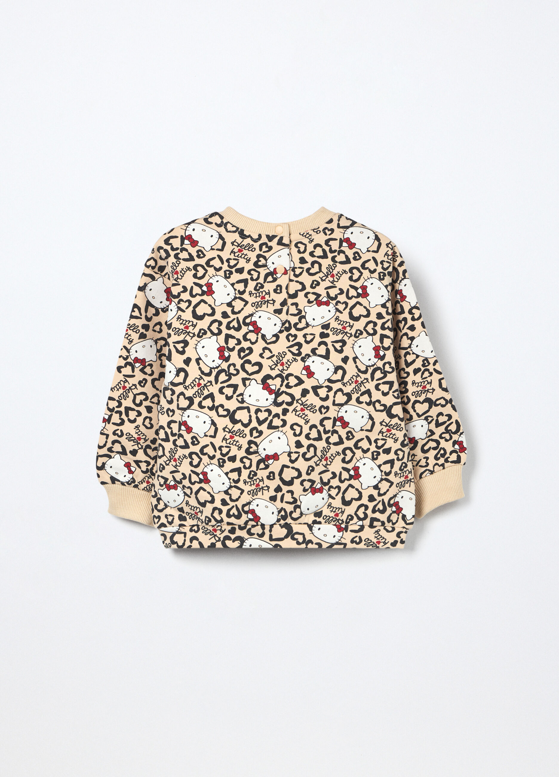 Felpa in french terry di cotone stretch neonata_1